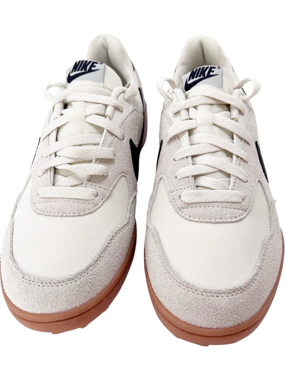 Nike Women’s 10 Terra Manta Suede White, Navy & Gum Low-Top Sneakers NWOT - Picture 3 of 6